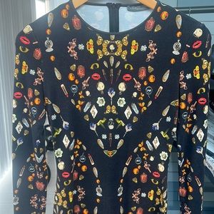 Alexander McQueen Eye Spy Cotton Dress